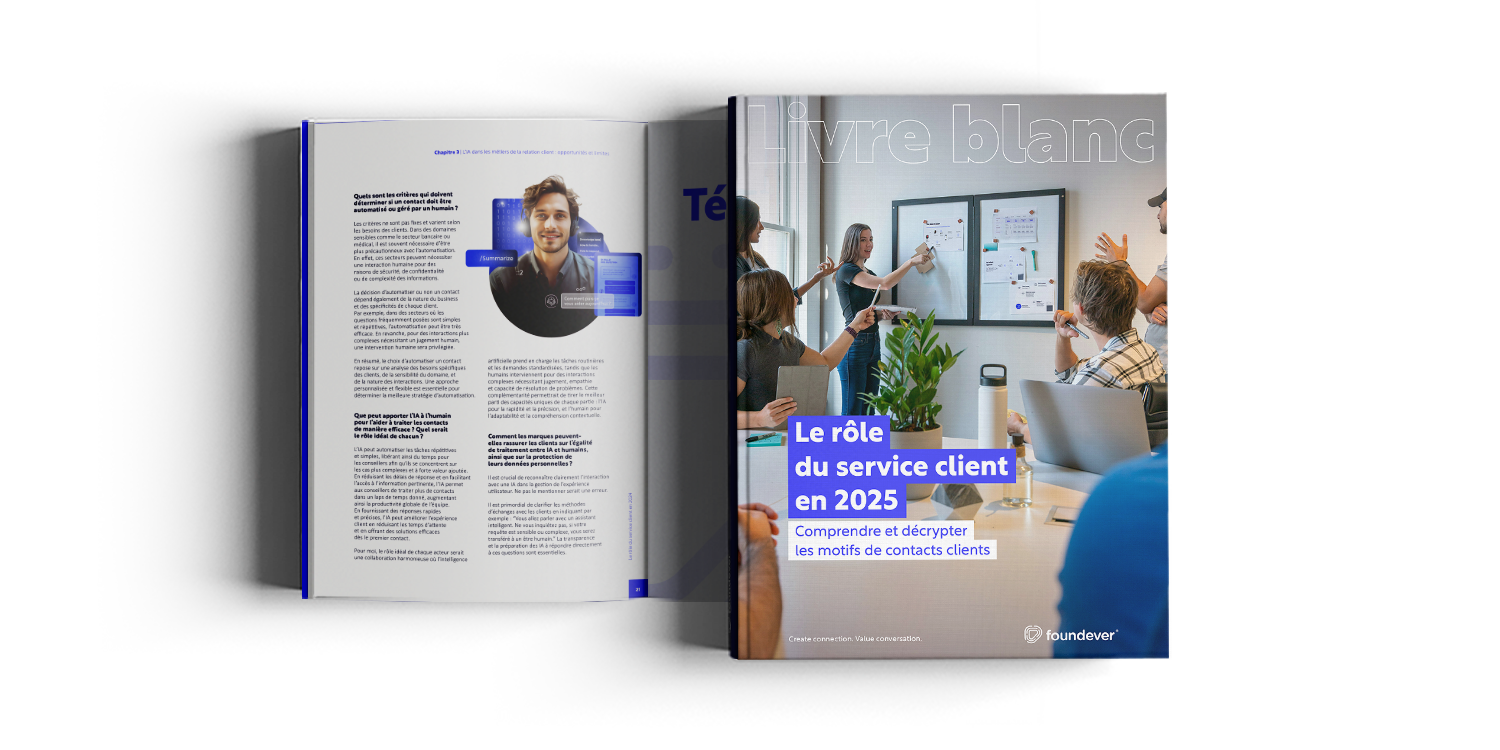 Livre blanc - Le rôle du service client en 2025